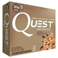 thumbnail image 1 of Quest Nutrition Protein Bar, Oatmeal Chocolate Chip, 4 Count, 1 of 7