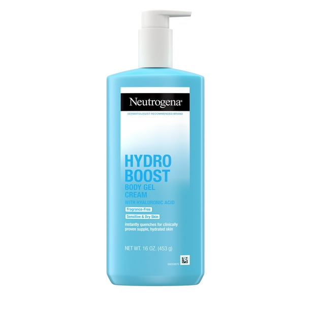Neutrogena Hydro Boost Body Gel Cream, Fragrance-Free, 16 oz