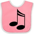thumbnail image 3 of Inktastic Music Notes for the Music Lover Boys or Girls Baby Bib, 3 of 4