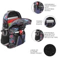 thumbnail image 3 of Bioworld Spider-Man Superhero & Webs 16" Premium Backpack & Lunch Kit Set for Boys, 3 of 4