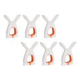 thumbnail image 2 of 6 clips de plástico para toallas , clips para sillas, soporte para toallas para sillas de piscina L L Blanco Naranja Gloria Clips para edredón, 2 of 9