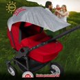 thumbnail image 2 of ZHAOCHENG Parasol universal para cochecito, 1 parasol para cochecito, capota anti-UV UPF50+, parasol ajustable para capazo | Bolsa de almacenamiento incluida, 2 of 5
