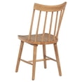 thumbnail image 2 of Middleton Solid Wood Dining Side Chair Brown (Set of 2), 2 of 12