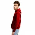 thumbnail image 4 of Men’s Hoodie Classic Red Pullover Sweatshirt Soft Fleece Adjustable Drawstring Hood Kangaroo Pocket Fall Winter Men Clothing,Size S-4XL, 4 of 5