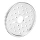 thumbnail image 2 of Cylindrical Aluminum Gear Aluminum 80 Tooth Spur Gears 4302‑0014‑0080 MOD 0.8 14mm, 2 of 5