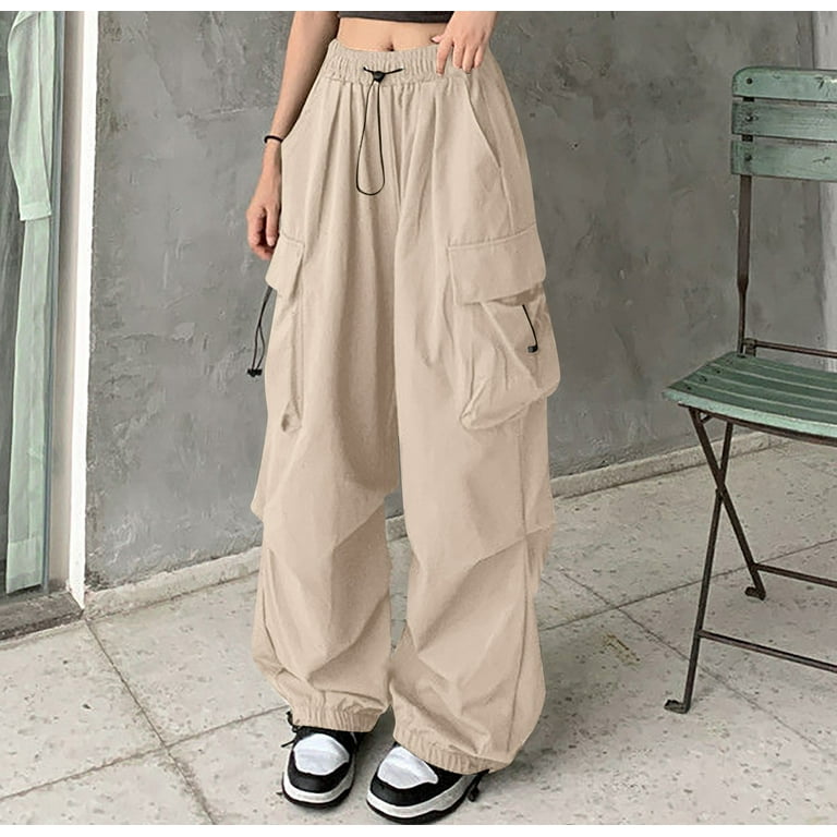 ROME BAGGY CARGO PANTS【 M 】 Baggy Cargo Joggers for Men Y2k Gothic Streetwear Wide Leg