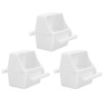 thumbnail image 1 of Splash-proof Food Container Bird Feeding Box Window Hummingbird Feeders for Outdoors Pet Birdcage Plastic White 3 Pcs, 1 of 6