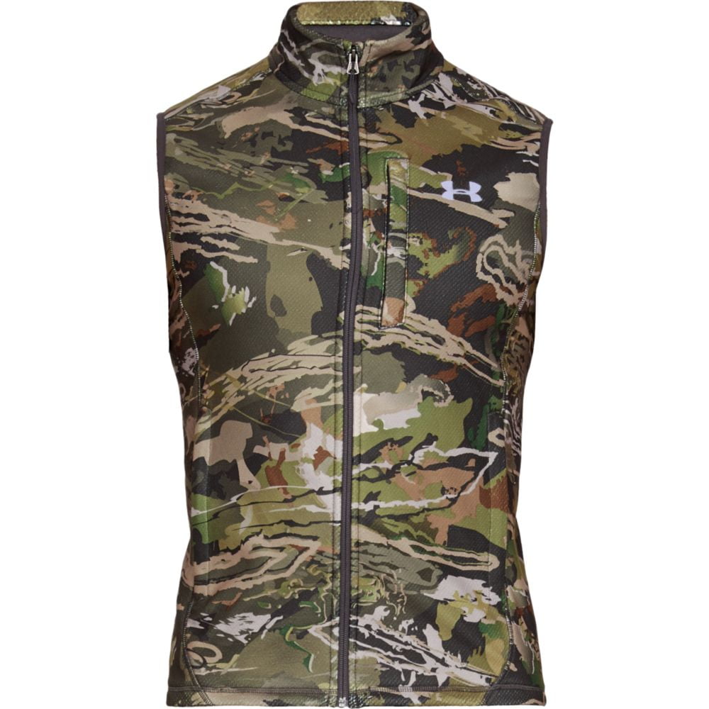 fleece camo vest