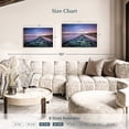 thumbnail image 4 of Elephant Stock Rock Jetty And Chesapeake Bridge Wall Art - Horizontal Canvas Wall Art - Living Room Wall Decor - Architecture Canvas - Teal And Orange Decor - 36" x 24", 4 of 8