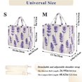 thumbnail image 2 of FORMRS Womens Corduroy Tote Bag Crossbody Shoulder Handbag with Pocket, Lavender Pattern, 2 of 7