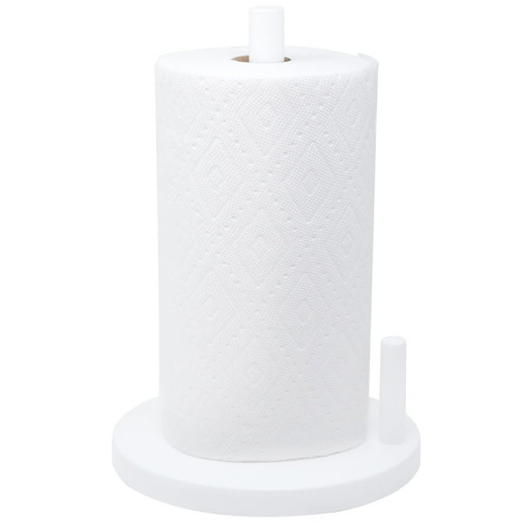 Youngever Plastic Paper Towel Holder, Upright Towel Holder Stand for Kitchen, Bathroom, and Dining Room (Style B)