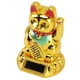 thumbnail image 2 of Figura de gato de la suerte dorada con energía solar que se ilumina por inducción y que se puede utilizar como decoración para el hogar y el automóvil con brazo que se mueve, 2 of 8