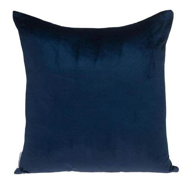 HomeRoots 402784 Marine & Gris Double Couleur Solide Coussin Réversible & 44; Multi Couleur