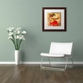 thumbnail image 3 of Trademark Fine Art "Vanessa" Canvas Art by Joarez, White Matte, Wood Frame, 3 of 4