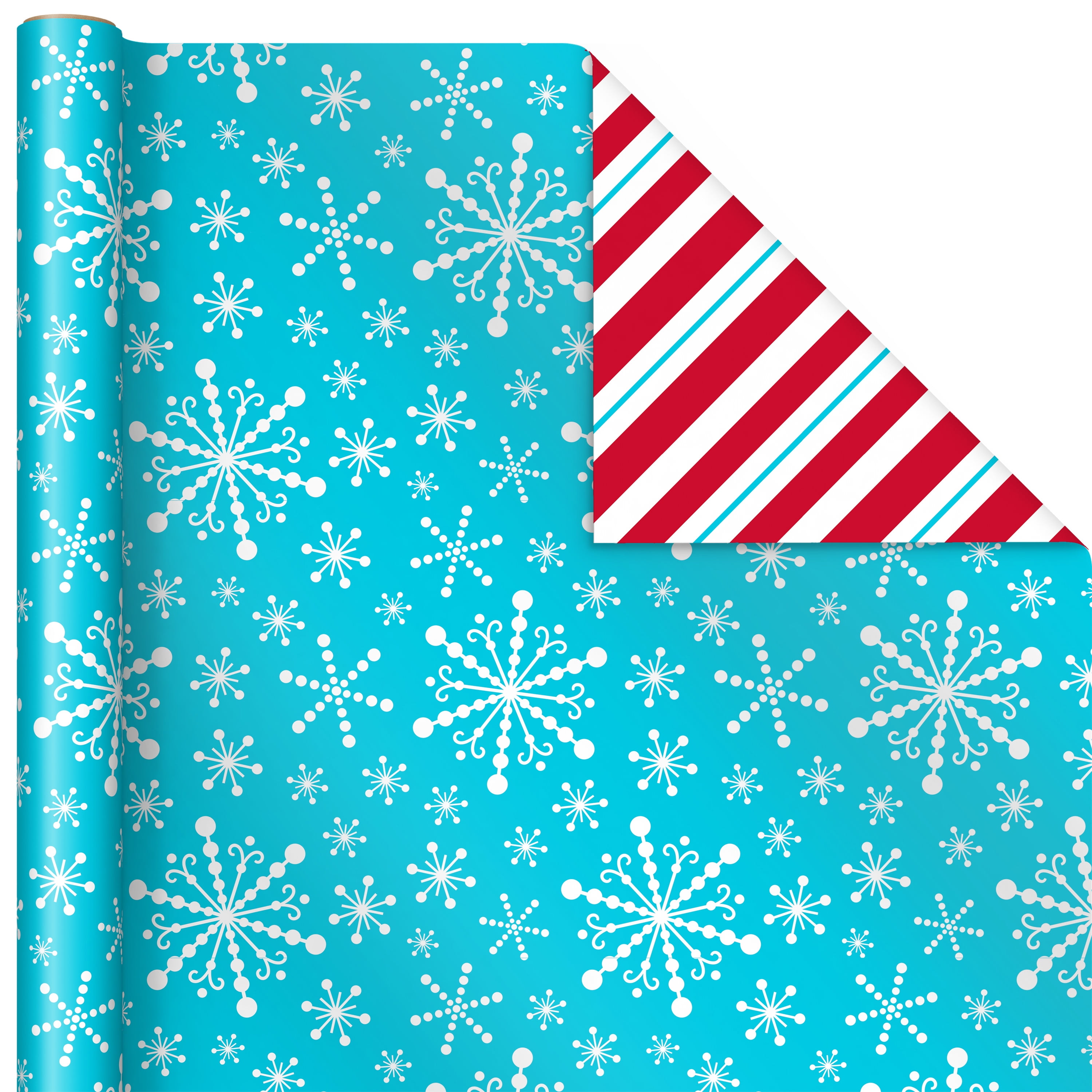 Retro Red and Turquoise Jumbo Dots Wrapping Paper