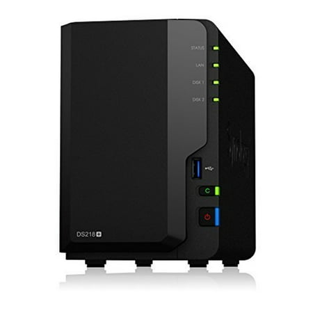 Synology DiskStation DS218+ 2-Bay Diskless NAS Network Attached (Best 2 Bay Nas)