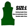 thumbnail image 2 of Hukapapa - Camiseta sin mangas con capucha para entrenamiento de hombre, para culturismo, musculación, corte de músculos, sudaderas sin mangas para gimnasio, color amarillo y verde, 2 of 5