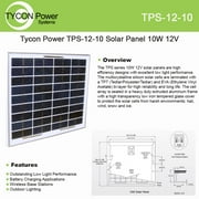 Tycon Power TPS-12-10 10W 12V Solar Panel