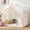 Medium Cream White, variant on Kids Tent Indoor with Mat - Play Tents for Toddlers, Inside Tent for Girls Boys, Teepee Outdoor Playhouse Birthday Gifts Toys (Pink)