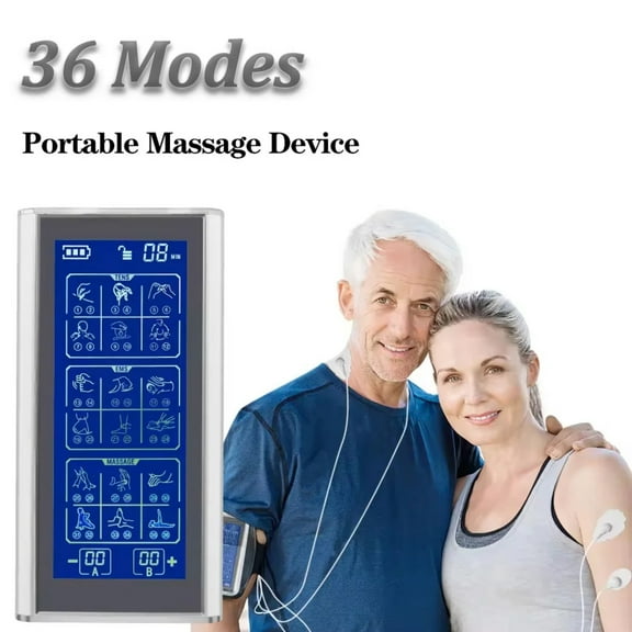 TENS Electric Muscle Stimulator EMS Dual Channel Physiotherapy Relaxation Therapy Pain Management Pulse Acupuncture Massage