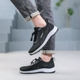 thumbnail image 6 of CPNG Men's Slip On Walking Shoes Wide Toe Box Road Running Comfortable Athletic Tennis Sneakers with Rubber Outsole Breathable Non Slip Athletic Gym Workout Fashion Sneakers, 6 of 8