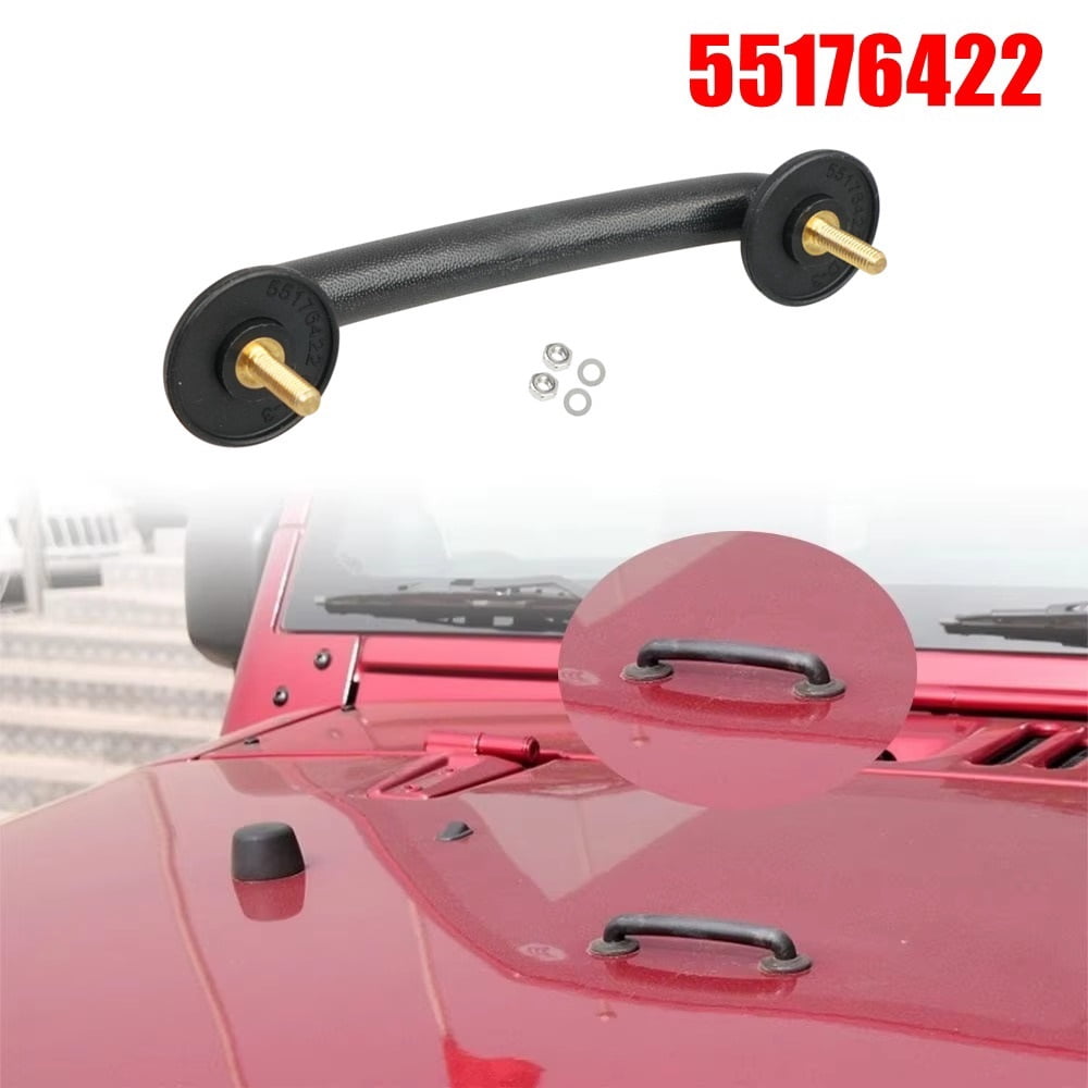 Car Hold Down Bracket Strap Hood Windshield Bracket Handle Loop Accessories For Jeep for Wrangler JK TJ 1997-2017