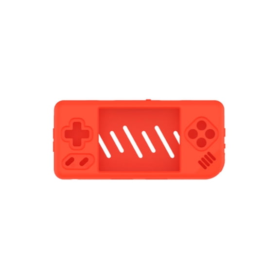 Silicone Protective Case with Lanyard for ANBERNIC RG28XX Gaming Console Drop Protection Cover Simple Solid Color