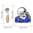 thumbnail image 5 of Pegatinas para Coches Pegatina Limpiaparabrisas de Fútbol Quarterback, Pegatina Limpiaparabrisas de Coches, Pegatina de Coches Pegatinas Y Decalques de Coches, 5 of 5