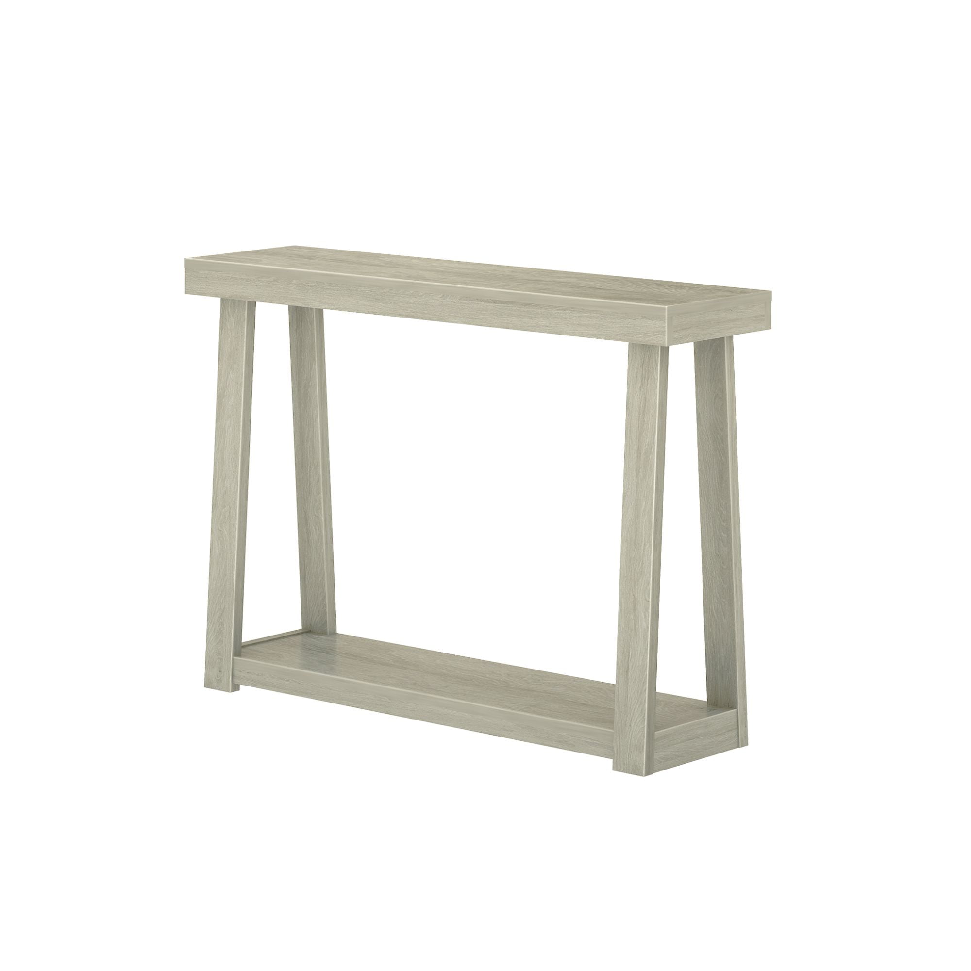 Plank+Beam Solid Wood 46 " Console Table with Storage, Narrow Entryway Table, Living Room