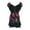 Rose Noir, variant on Dare To Wear Victorian Gothic Boho Women's Short Sleeve Cabaret Corset Top S - 5x