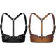 thumbnail image 1 of 2 Pcs Women Leather Waist Belt For Women Vest Leather Belt Adjustable Body Waist Belt For Parties Dating Rave, 1 of 5