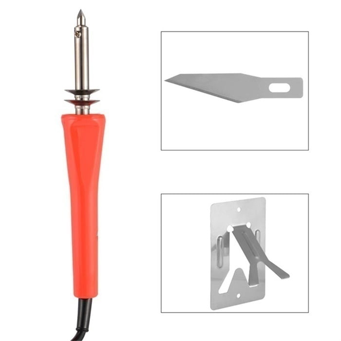 New Wood Burning Pen Tool Soldering Iron Kit Pyrography Craft Tips + 5 Tips  30W-240V