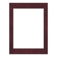 thumbnail image 3 of Dark Red Suede Picture Frame Mat for 20x24 Frames - Fits 16x20 Photos - 1 Mat, 3 of 7