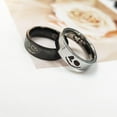 thumbnail image 5 of MAVLLY Nightmare Before Christmas Jack and Sally Rings Fashion Couple Rings Titanium Steel Anniversary Valentine's Day Lover Promise Gifts Boyfriend Girlfriend Christmas Birthday(With Box), 5 of 6