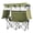 Double camping chair with canopy-Green, variant on Slsy Camping Chair with Canopy&Footrest,Folding Camping Canopy Chair with Cooler Bag and Cup Holder,Outddor Portable Ergonomic Beach Chair for Adults Camping,Tailgates,Fishing