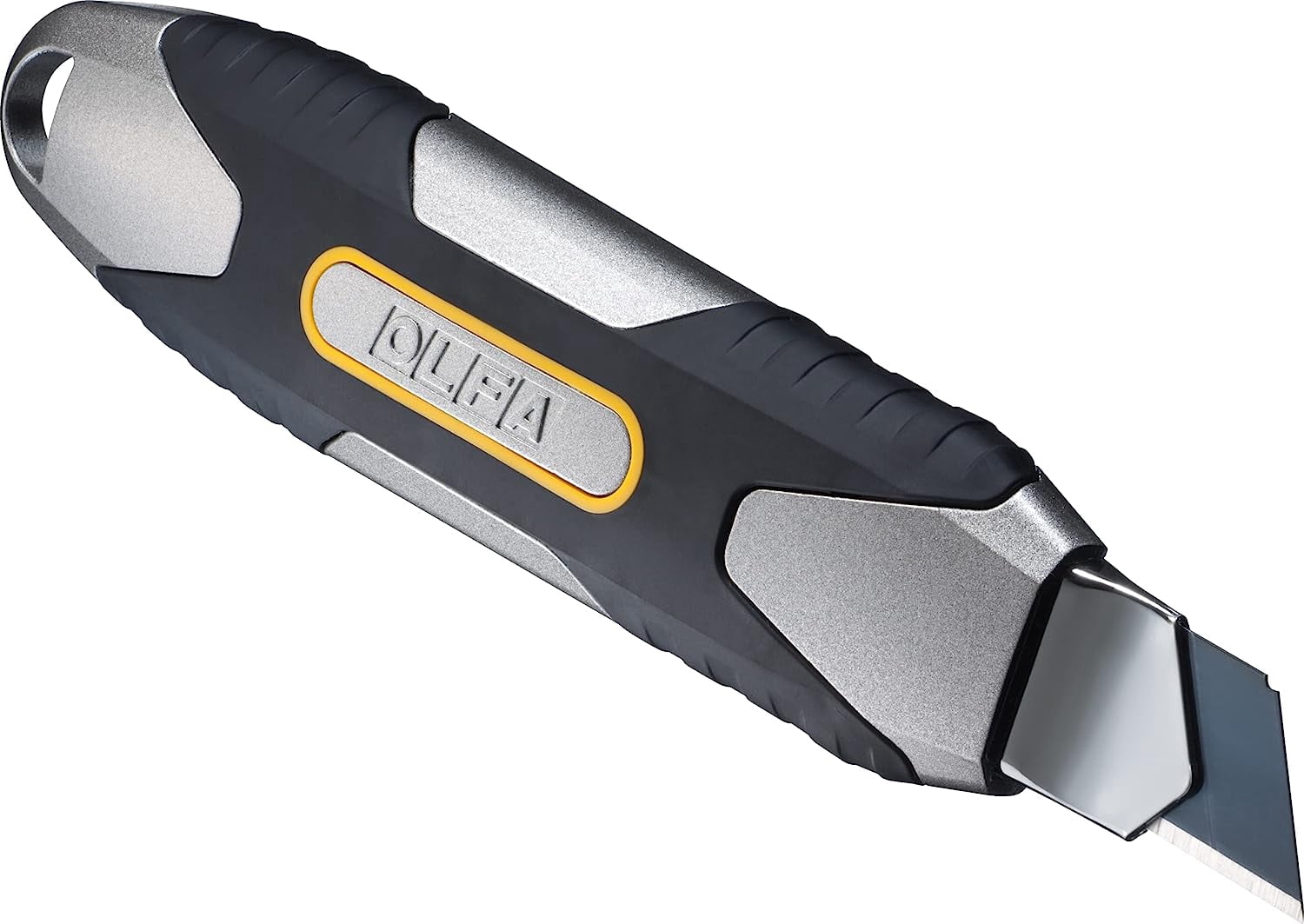 18mm Heavy-Duty Utility Knife (MXP-L) - Multi-Purpose No-Slip Grip Precision Knife w/All Aluminum Handle & Snap-Off Blade, Custom Cutting Depth, Replacement Blades: Any 18mm Blade