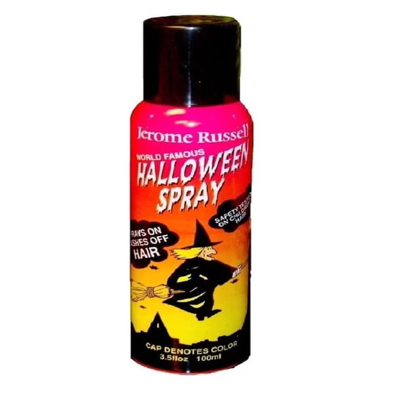 Jerome Russell Halloween Spray Temporary Hair Color Black 3.5 oz