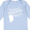 thumbnail image 4 of Inktastic Someone in Indiana Loves Me Boys or Girls Long Sleeve Baby Bodysuit, 4 of 5