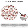 thumbnail image 6 of Baseball Snacks Pattern Round Fitted Tablecloth with Elastic Edge,Dining Table Cover Waterproof,Outdoor Round Tablecloth for Camping,Dining,Indoor and Outdoor, 6 of 7
