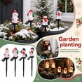 thumbnail image 2 of Solar Christmas Lights Outdoor Featuring 17 Inch Snowman with Solar Panel and Red Hat Design, Weather-Resistant Outdoor Solar Pathway Lights for Yard Decoration and Holiday, 2 of 6