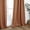 Terracotta, variant on Boho Blackout Curtains 84 Inch Long for Bedroom Living Room, Rust Burnt Orange Floral Decorative Patterned Drapes, Rustic Western Farmhouse Black Out Window Panels, Set of 2