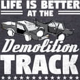 thumbnail image 3 of CafePress - Demo Derby Life Is Better At D Long Sleeve T Shirt - Mens Hooded Shirt, 3 of 3
