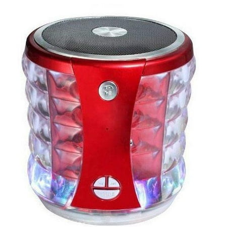 Portable Mini Bluetooth Speaker w/ Flashing Lights for ASUS ZenFone Max Plus, V Live, V, 4 Pro, 4, AR, 6, 2, 5, 3, 3 Zoom, Deluxe, Ultra