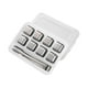 thumbnail image 4 of Cubitos de hielo de acero inoxidable, piedras para whisky con bandeja, piedras para enfriar jugo de vino, para bebidas de whisky, café y otras bebidas 8 Plata con Clip, 4 of 8