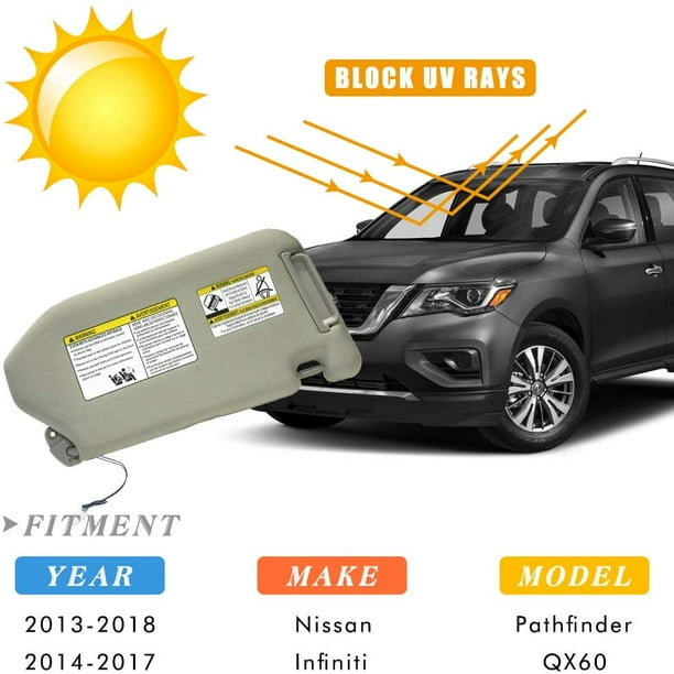 2014 infiniti qx60 2024 sun visor replacement