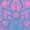 Pacific Blue, variant on Inktastic Michigan Silhouette Mandala T-Shirt
