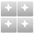 thumbnail image 1 of Door Strike Plates Stainless Steel For Home Use 4Pcs 10.5X10X0.1In, 1 of 9