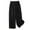 Black, variant on Hvyesh Women's Cotton Linen Palazzo Pants Drawstring Waist Wide Leg Loose Trousers Lightweight Yoga Workout Pants with Pockets