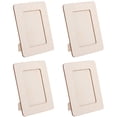 thumbnail image 1 of 4 pcs Wooden Picture Frames Kids DIY Projects Photo Frame Unfinished Wood Photo Frame, 1 of 8