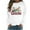 White, variant on lcziwo Womens Christmas Sweatshirts Cute Xmas Ugly 3d Graphic Print Pullover Oversized Long Sleeve Round Neck Pullovers Tops Green,XXL